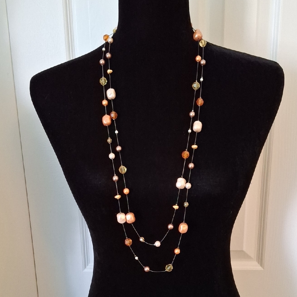 Elegant Multi-Color Beaded Necklace